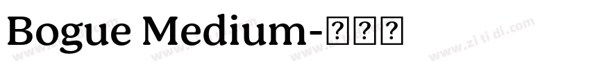 Bogue Medium字体转换 Bogue Medium字体转换